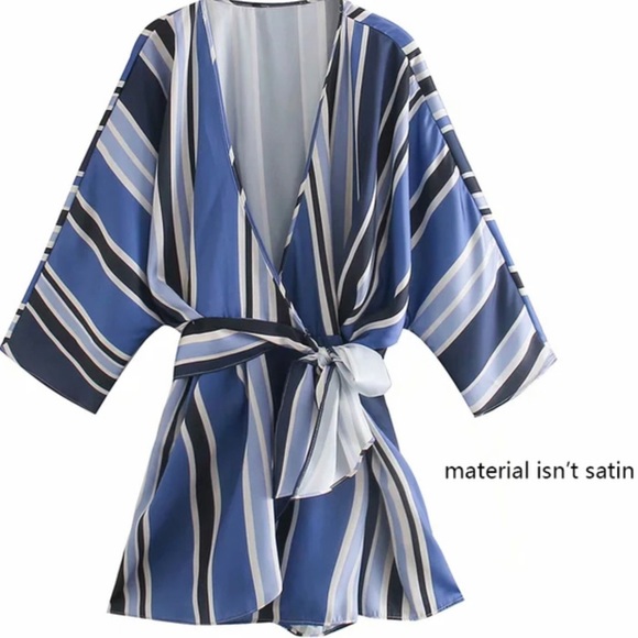 Zara stripped romper size XS - Picture 3 of 16